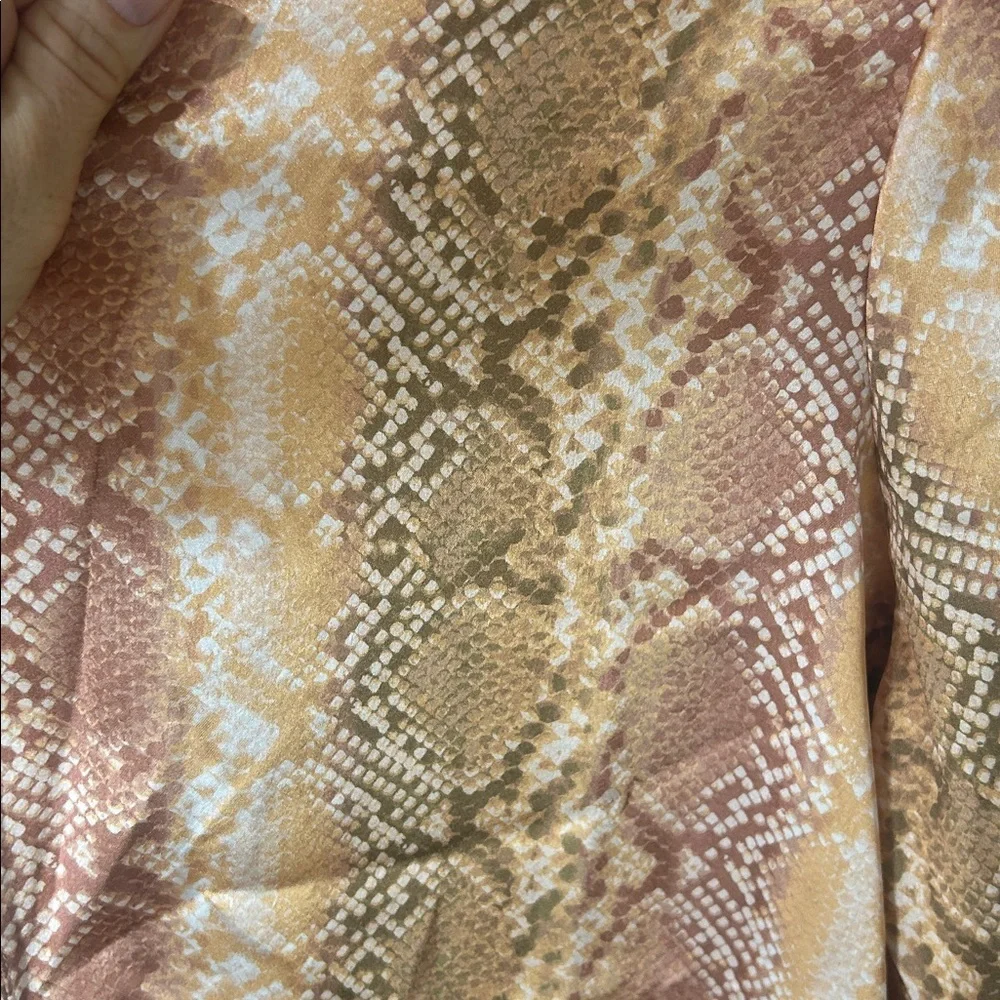 NWT BEACH RIOT Tracy Blazer Snakeskin Print Size Medium